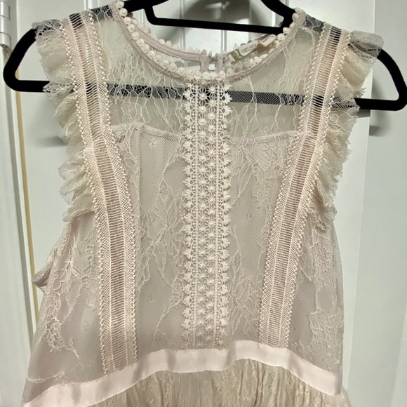 Chelsea & Violet Ivory/blush lace dress - Picture 6 of 9